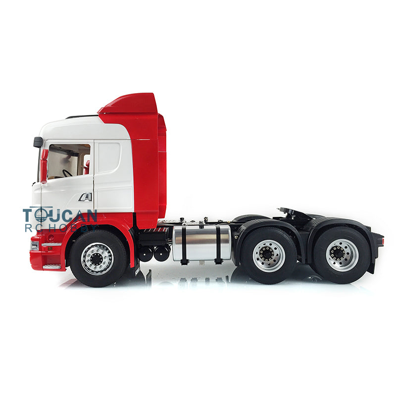 LESU RC 6*6 Metal Chassis 1/14 Painted Cabin Tractor Truck