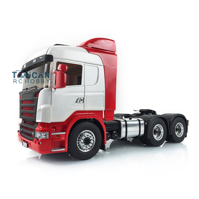 LESU RC 6*6 Metal Chassis 1/14 Painted Cabin Tractor Truck