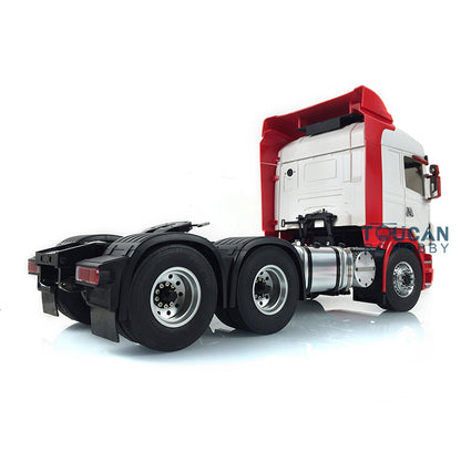 LESU RC 6*6 Metal Chassis 1/14 Painted Cabin Tractor Truck