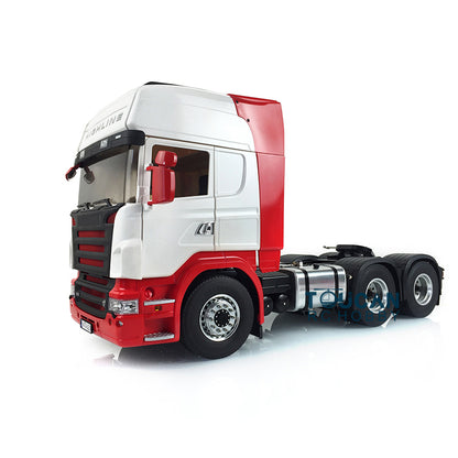 LESU 6*6 Metal Chassis 1/14 Painted Cabin RC Tractor Truck