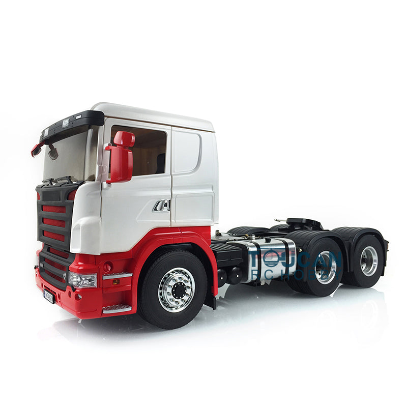 LESU RC 6*6 Metal Chassis 1/14 Painted Cabin Tractor Truck