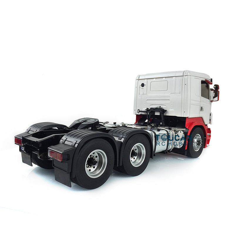 LESU RC 6*6 Metal Chassis 1/14 Painted Cabin Tractor Truck