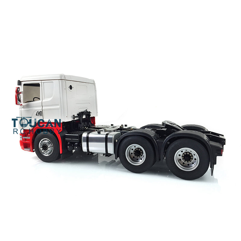 LESU RC 6*6 Metal Chassis 1/14 Painted Cabin Tractor Truck