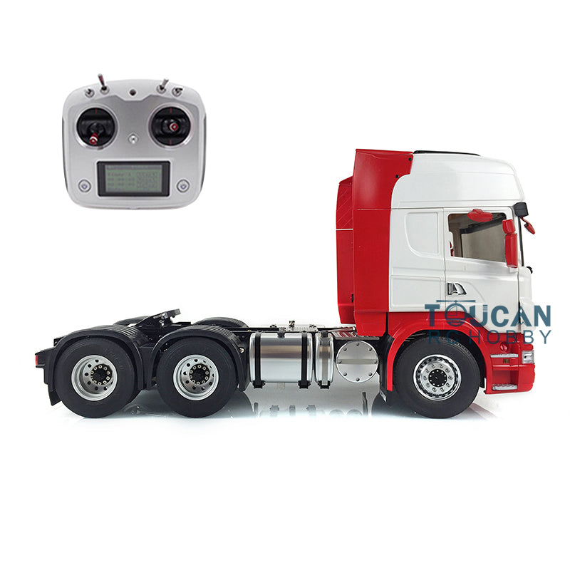 LESU 6*6 Metal Chassis 1/14 Painted Cabin RC Tractor Truck