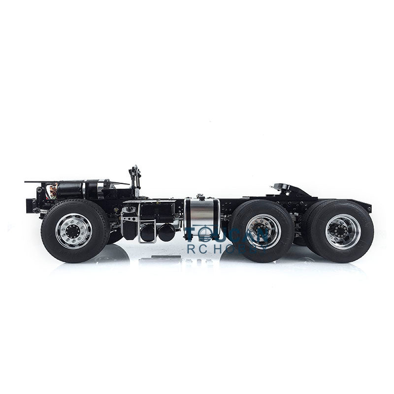 LESU 6x6/6x4 Metal Chassis 20130016-A/B with 2 Speed Transmission for 1/14 DIY TAMIYA 3363 1851 Tractor Truck Model Spare Part