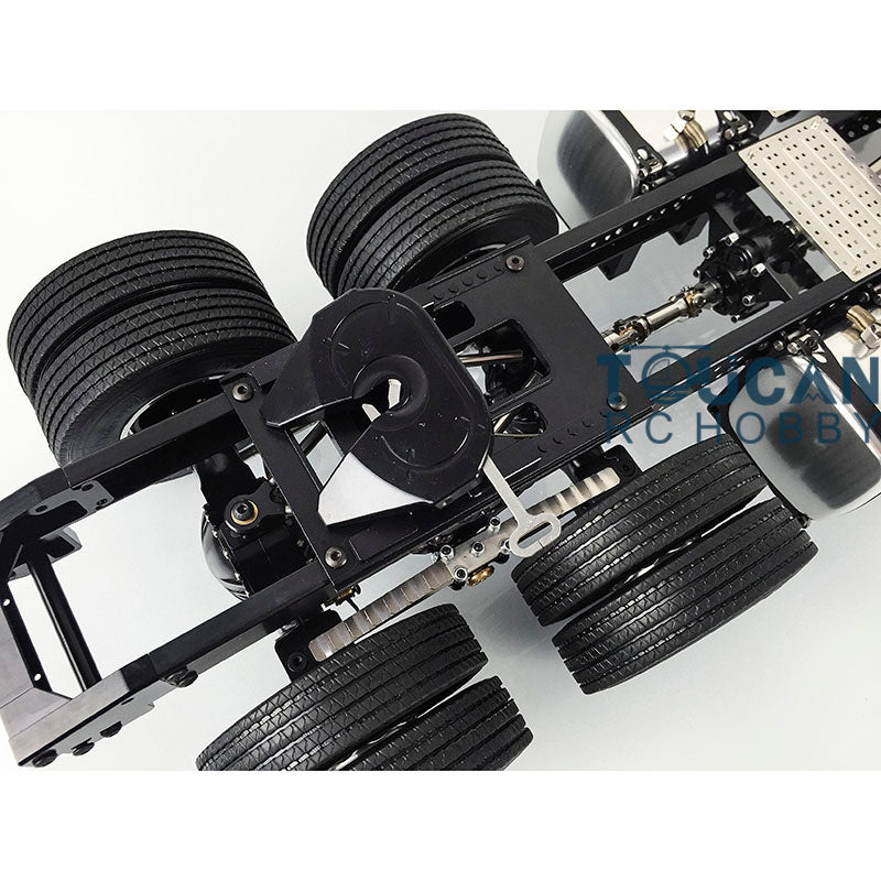 LESU 6x6/6x4 Metal Chassis 20130016-A/B with 2 Speed Transmission for 1/14 DIY TAMIYA 3363 1851 Tractor Truck Model Spare Part