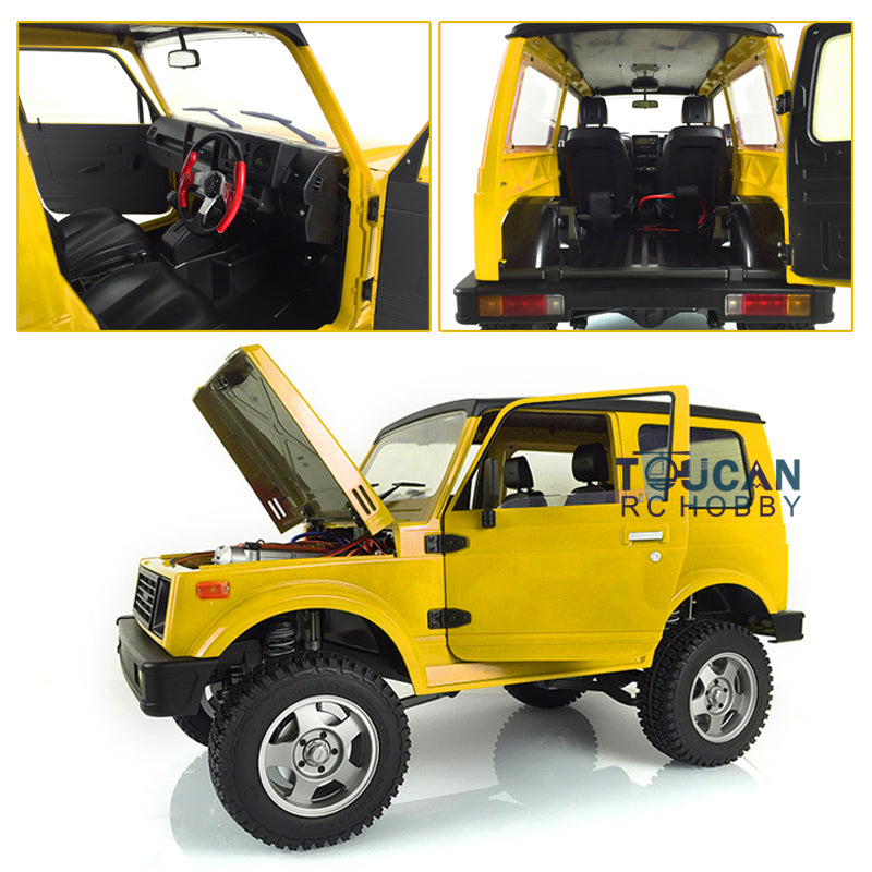 Montiertes Capo-Modell, lackiertes Auto, Crawler 1/6 RC SIXER1 I6S Motor