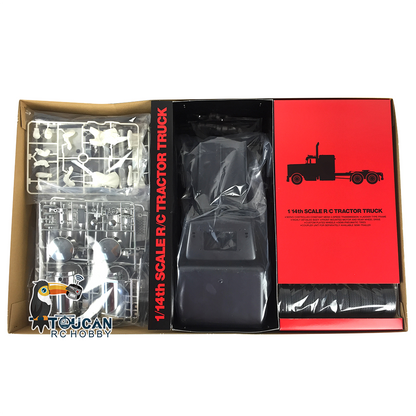 1/14 6x4 56356 Painted RC Tractor Truck Electric Model Car Remote Control Trailer KIT 540 Motor KIT DIY Parts