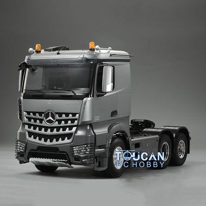 Kits de remorques de camions tracteurs RC peints à 3 essieux 1/14 6*4