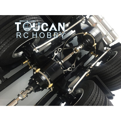 LESU RC Tractor Truck Radio Controlled 6*6 Metal 3 Speed 3363 Assembled Chassis Motor Servo DIY Vehicle Cars Model