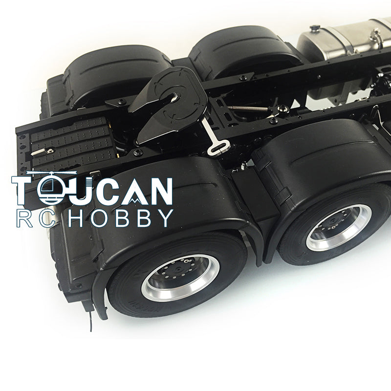 LESU RC Tractor Truck Radio Controlled 6*6 Metal 3 Speed 3363 Assembled Chassis Motor Servo DIY Vehicle Cars Model