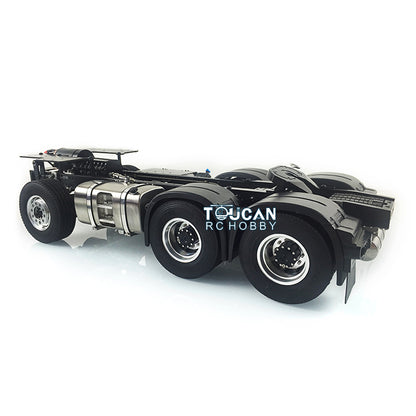 LESU RC Tractor Truck Radio Controlled 6*6 Metal 3 Speed 3363 Assembled Chassis Motor Servo DIY Vehicle Cars Model