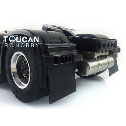 LESU RC Tractor Truck Radio Controlled 6*6 Metal 3 Speed 3363 Assembled Chassis Motor Servo DIY Vehicle Cars Model