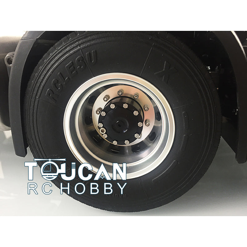 LESU RC Tractor Truck Radio Controlled 6*6 Metal 3 Speed 3363 Assembled Chassis Motor Servo DIY Vehicle Cars Model