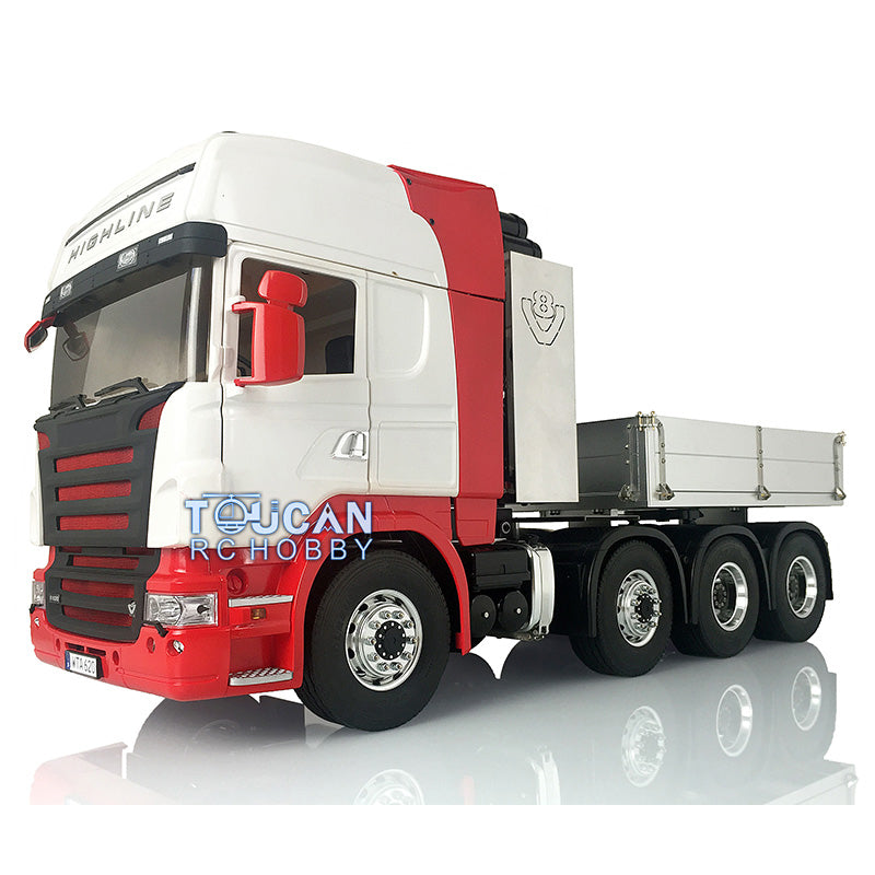 1/14 8*8 LESU Kits RC Peint Tracteur Camion Voiture