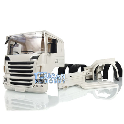 Cabine en plastique RC R730 pour modèle de camion tracteur à 2 essieux 1/14