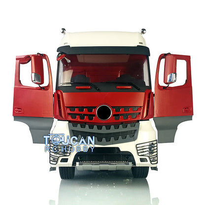 1/14 LESU RC Metal 6*6 Chassis Cabin Tractor Truck