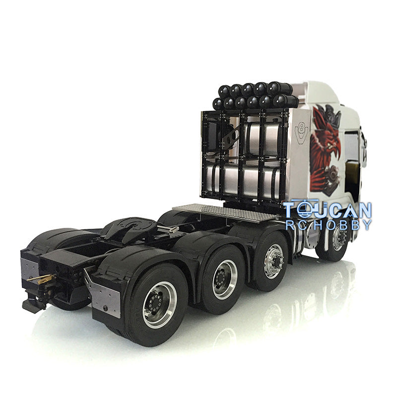 1/14 LESU Metal Chassis 8*8 Axles RC Tractor Truck Gripen Cabin