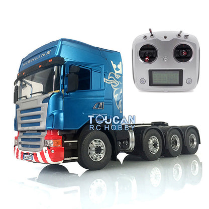 LESU 1/14 Scale 8*8 RC Tractor Truck Car 540 Motor 2Speed Gearbox