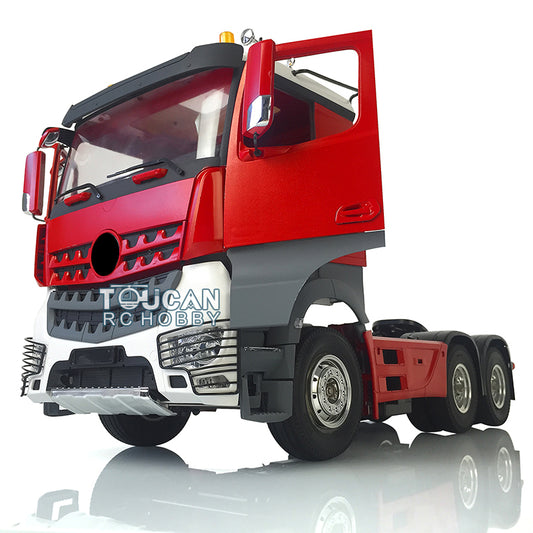 Kits de remorques de camions tracteurs RC peints à 3 essieux 1/14 6*4