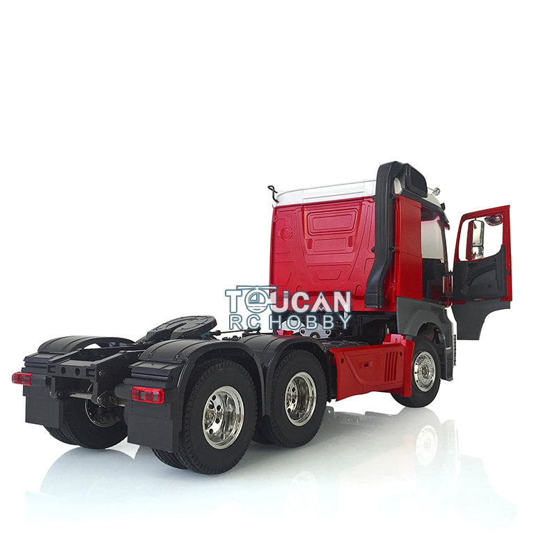 Painted 3-Axle 1/14 6*4 Painted RC Tractor Truck Trailer Kits