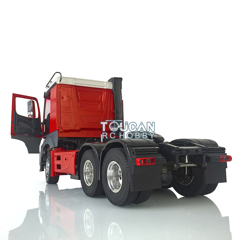 Painted 3-Axle 1/14 6*4 Painted RC Tractor Truck Trailer Kits