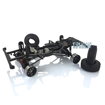 TOUCAN Rock Crawler 1/10 Wheel Tires Metal Chassis for D90 RC Carsr
