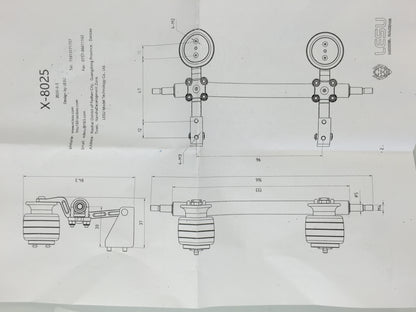 Pneumatische Federung Air für 1/14 RC LESU A0020 Hydraulische Anhänger Lkw