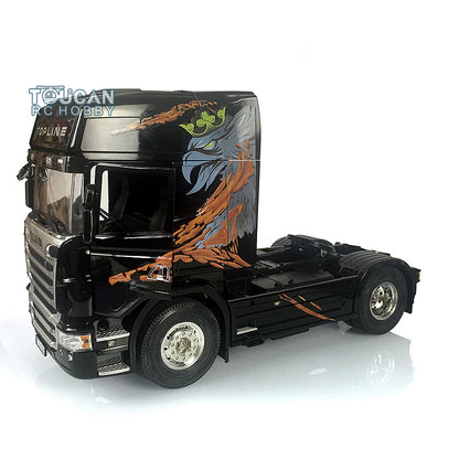 Modèle de camion tracteur TOUCAN RC R730 Highline 1/14 Gripen avec moteur peint