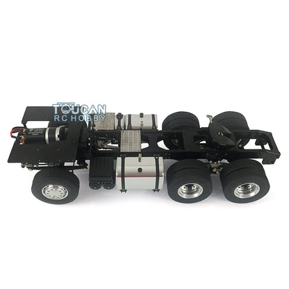 LESU 1/14 RC 6*6 Metal Chassis for DIY TAMIYA Model Tractor Truck Dumper