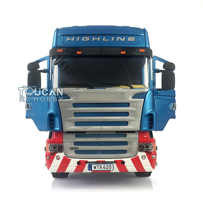 1/14 RC LESU 6*6 Tractor Truck Painted Cabin High Roof