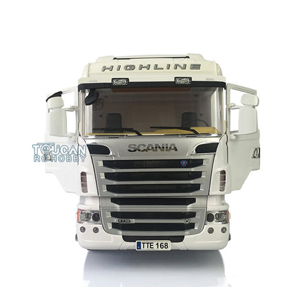 Kit de moteur de remorque de camion tracteur RC R730 en plastique peint à l'échelle 1/14, modèle de bricolage, Gripen fumant