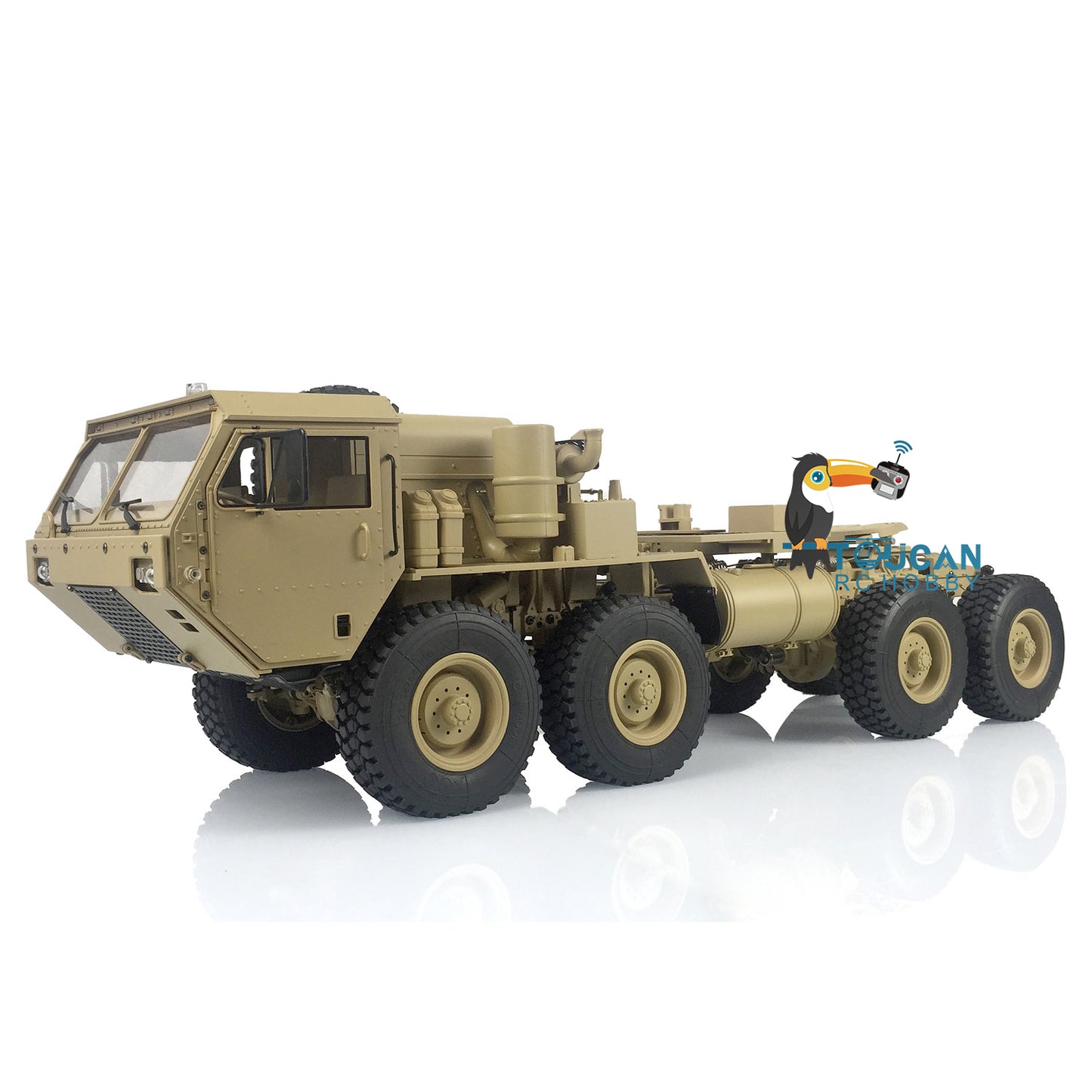 US STOCK 8x8 RC Military Truck 1/12 HG P802 Radio Control Car Metal Chassis Sounds Lights