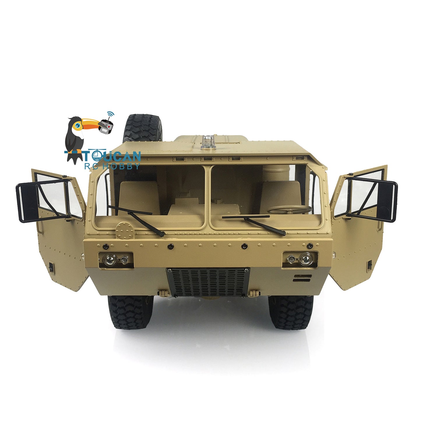 US STOCK 8x8 RC Military Truck 1/12 HG P802 Radio Control Car Metal Chassis Sounds Lights