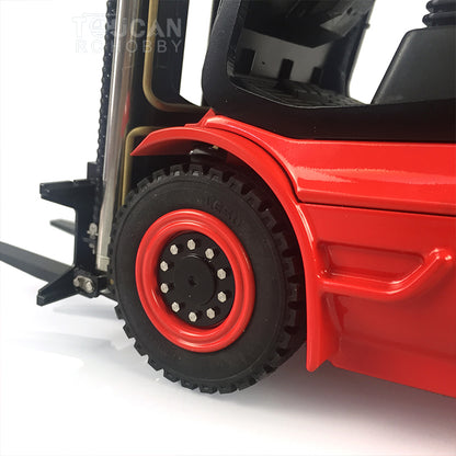 US STOCK LESU 1/14 RC Linde Hydraulic Forklift Transfer Painted Car RTR Truck Motor Light