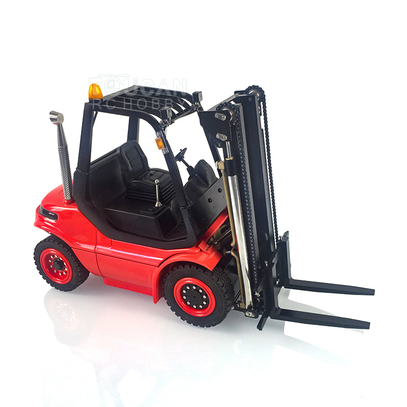 US STOCK LESU 1/14 RC Linde Hydraulic Forklift Transfer Painted Car RTR Truck Motor Light