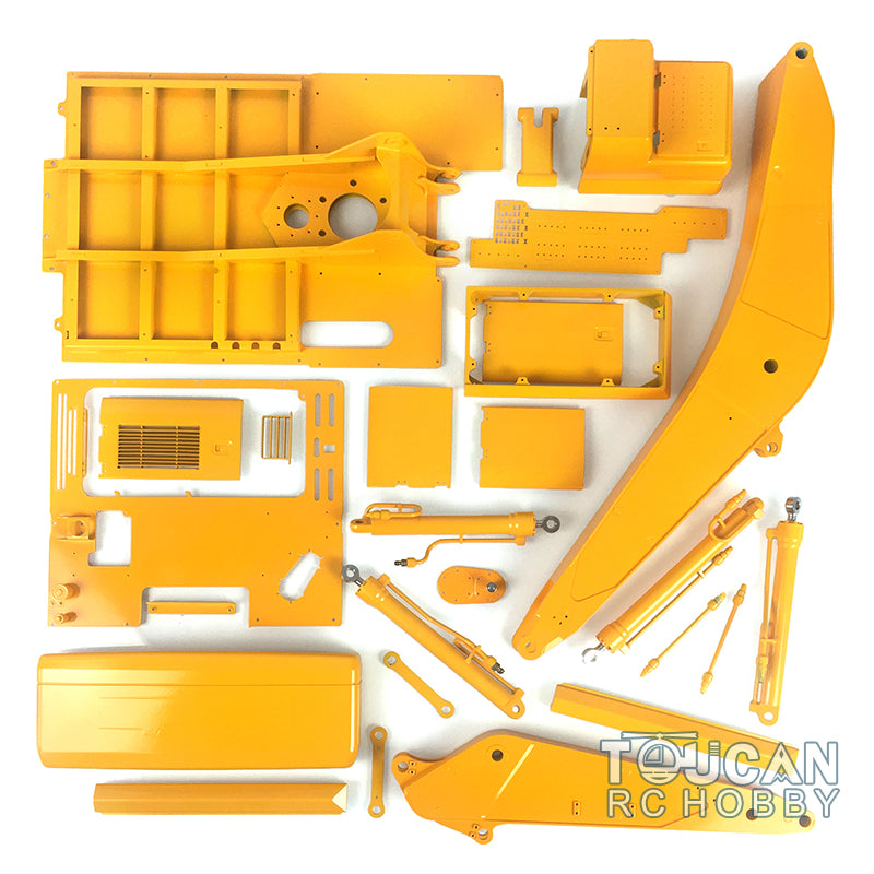1/14 LESU PC360 RC Hydraulic Excavator Metal Body Sprocket Pump Painted