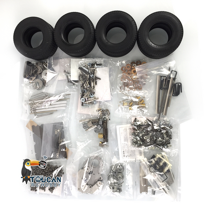 1/14 Scale 6x4 56301 RC Tractor Truck Model KIT 540 Brushed Motor Lorry Vehicles Unassembled & Unpainted Car