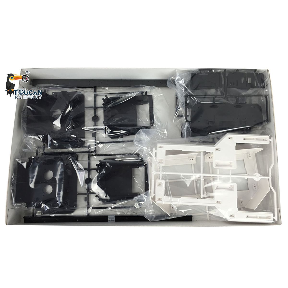 1/14 8x4 Unpainted Unassembled RC Tow Tractor Remote Controlled Truck Electric Cars Lorry Model DIY Motor