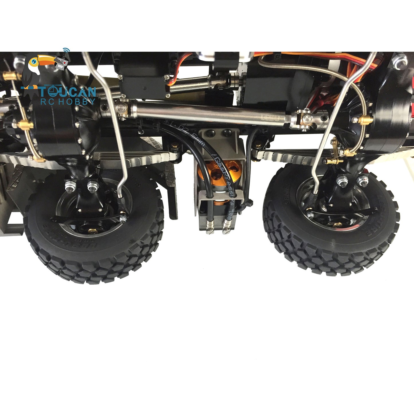 1/14 LESU Hydraulic RC Roll On/Off Dump Truck 8x8 RTR