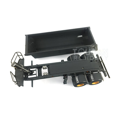 IN STOCK LESU 1/14 Unassembled Metal Hydraulic Dumper Tipper A0017