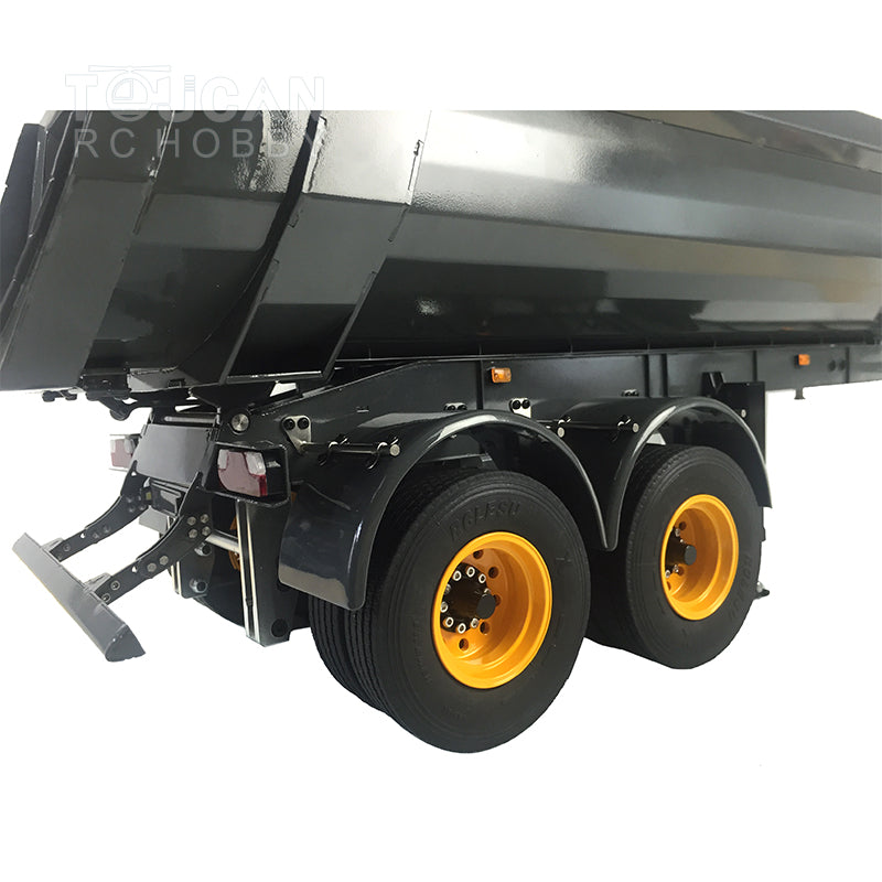 IN STOCK LESU 1/14 Unassembled Metal Hydraulic Dumper Tipper A0017