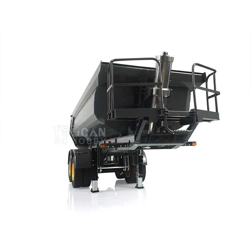 IN STOCK LESU 1/14 Unassembled Metal Hydraulic Dumper Tipper A0017