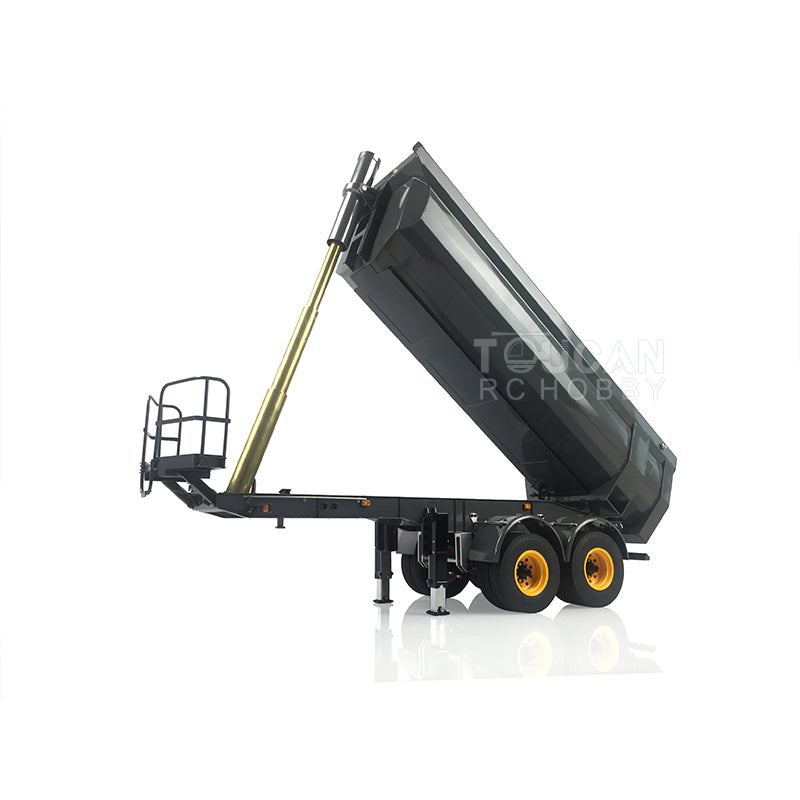 LESU 1/14 Painted Assembled Metal Hydraulic Dumper Tipper A0017 for RC Tractor Truck