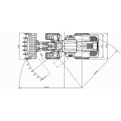 JDMODEL-88 1/14 RC Hydraulic Metal Wheeled Loader 870K