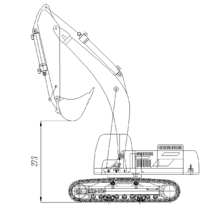 JDModel 1/14 360L EC360 V2 RC Hydraulic Excavator