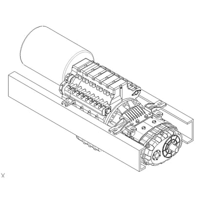 Moteur de boîte de vitesses automatique à variation continue JDM pour camion tracteur 1/14 RC TAMIYA LESU