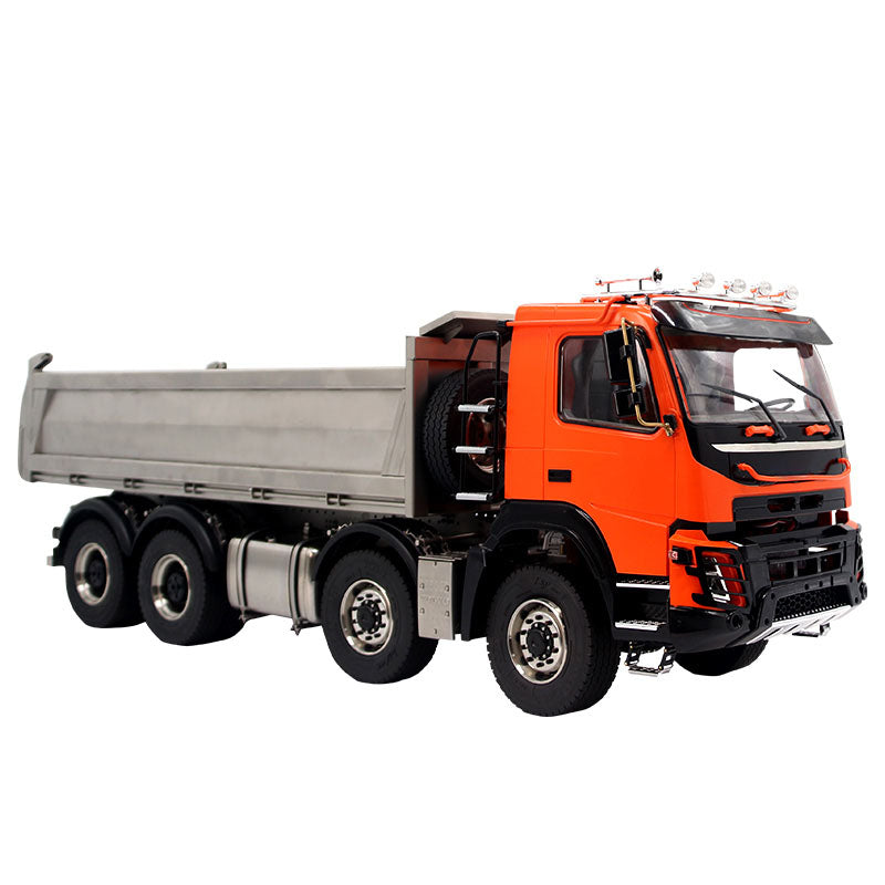 JDModel 161 1/14 8*8 Metal RC Hydraulic Dumper Tipper Vehicle I6S Controller ESC Motor Servo for Construction Model Collectors Outdoor