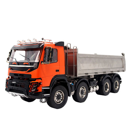 JDModel 161 1/14 8*8 Metal RC Hydraulic Dumper Tipper Vehicle I6S Controller ESC Motor Servo for Construction Model Collectors Outdoor