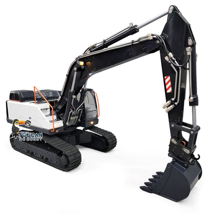 MTM 1/14 EC380 RC 2 Arms Metal Hydraulic PNP Tracked Excavator Digger With Ripper Grab